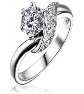 Snubní prsteny — s diamantem