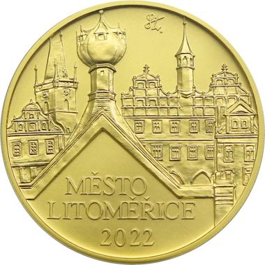 Zlatá mince 5000 Kč Litoměřice 2022 Standard 0062A