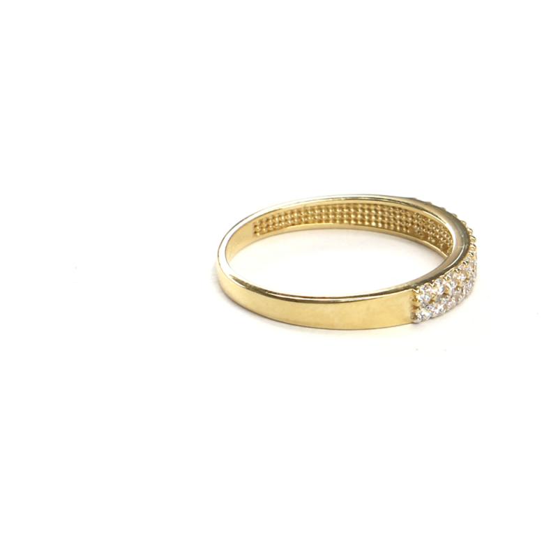Prsten ze žlutého zlata a zirkony Pattic AU 585/000 1,95 gr, ARP376601-57