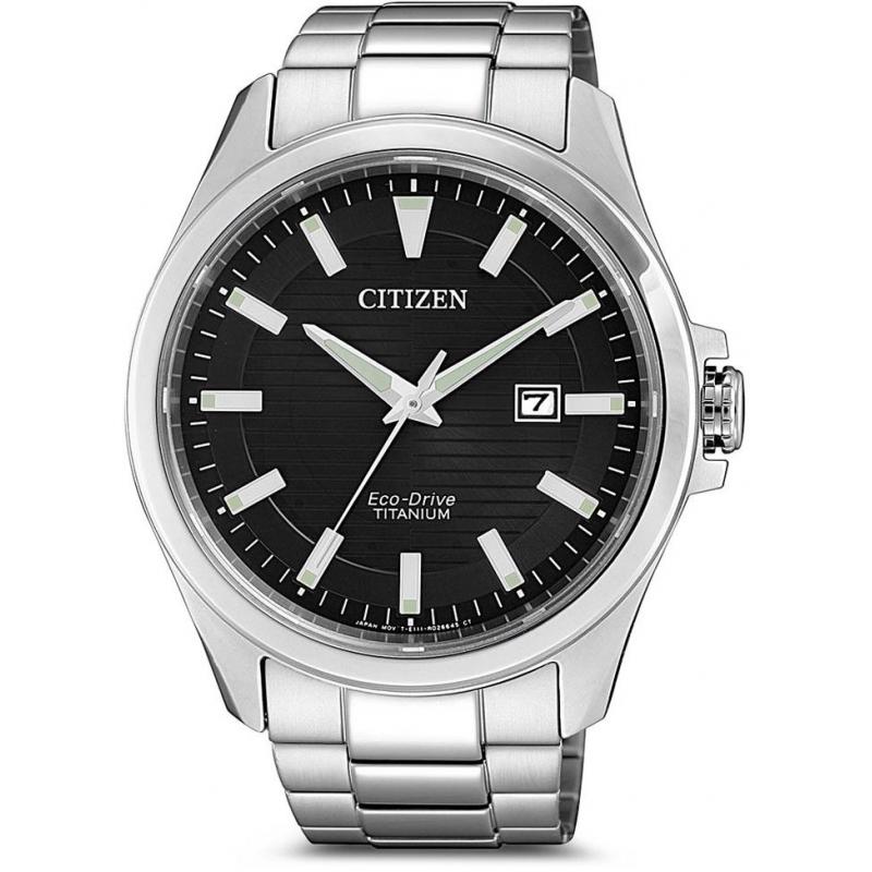 Pánské hodinky CITIZEN Elegant Eco-Drive Super Titanium BM7470-84E