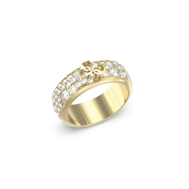 Prsten GUESS 4G Supreme JUBR06403JWYG56