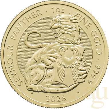 1 unce zlatá mince Tudor Beasts Seymour Panther 2026