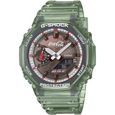 Pánské hodinky CASIO G-SHOCK  Carbon Core Guard x Coca-Cola® Collaboration GA-2100CC-3AER