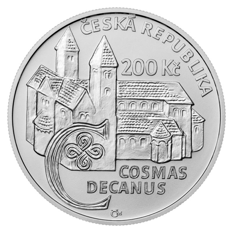 2025 PSM 200Kč 900.výročí úmrtí kronikář Kosmas B.K.