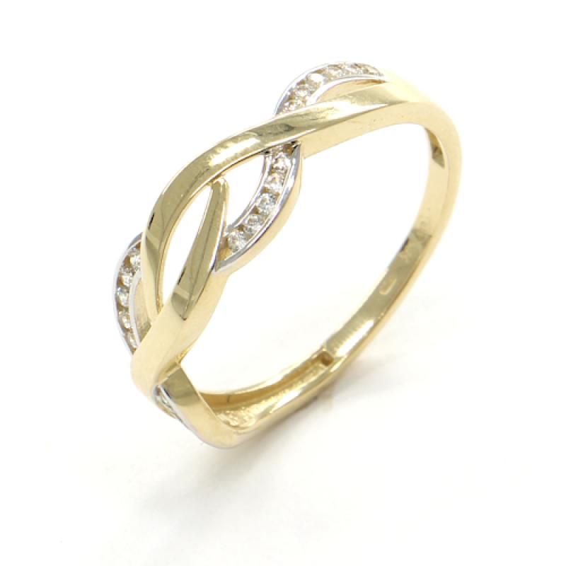Zlatý prsteň PATTIC AU 585/1000 1,95 g CA249701Y-56