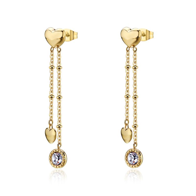 Pozlacené náušnice SAGAPO Aurora SAR71