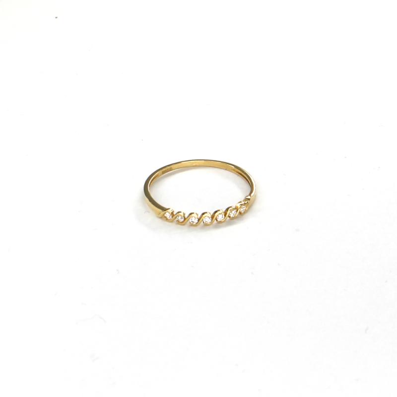 Prsten ze žlutého zlata Pattic AU 585/000 1,20 gr ARP559501Y-62