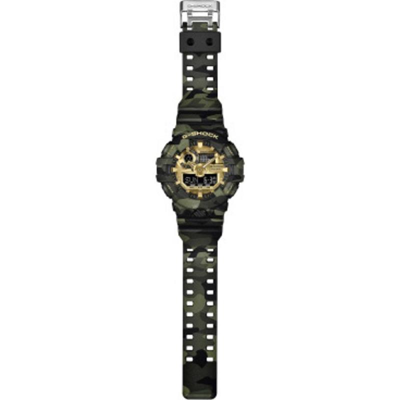 Pánské hodinky CASIO G-Shock Camo and Gold GA-700CMG-3AER