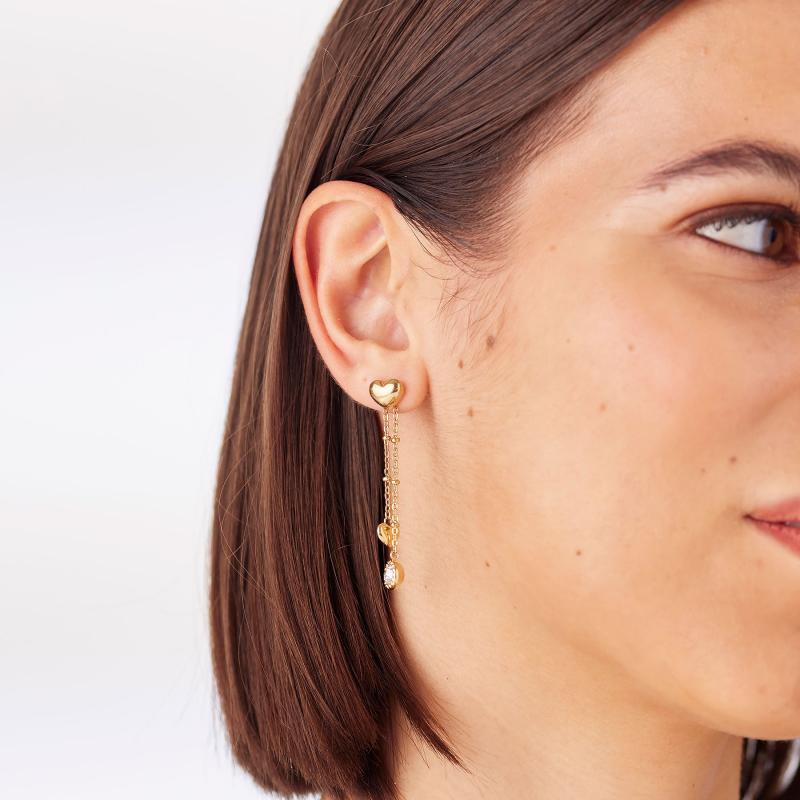 Pozlacené náušnice SAGAPO Aurora SAR71