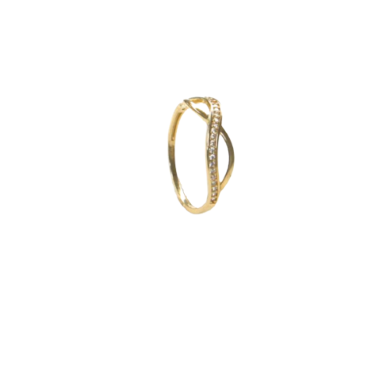Prsten zo žltého zlata PATTIC so zirkónmi AU 585/000 1,45 gr ARP070301Y-59