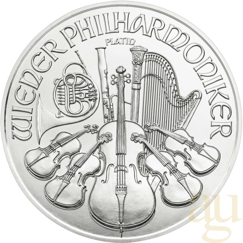 1/25 Unze Platinmünze Wiener Philharmoniker 2024