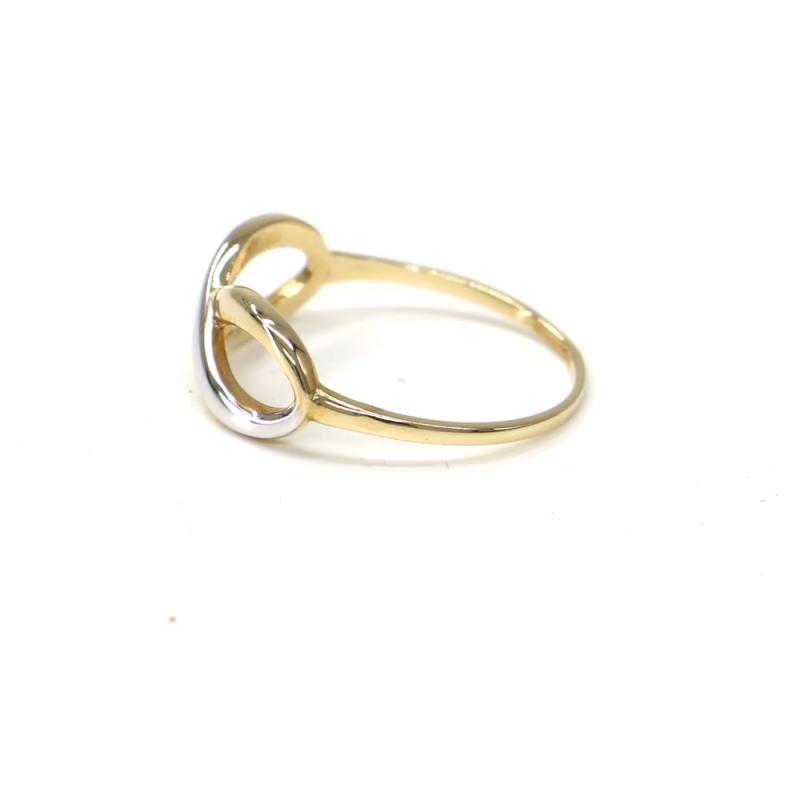 Prsteň zo žltého / bieleho zlata Pattic AU 585/000 1,53 gr, PTG03201