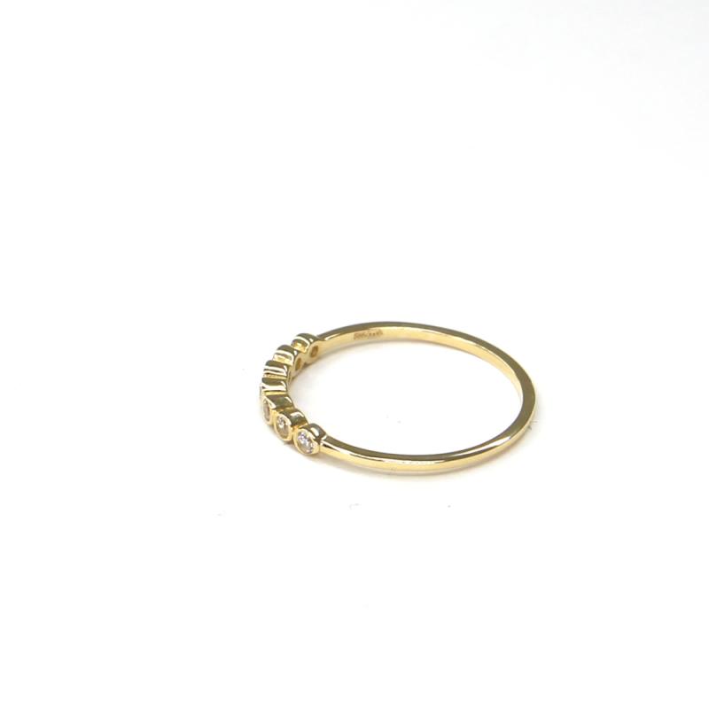 Prsten ze žlutého zlata a zirkony Pattic AU 585/000 0,95 gr ARP560201Y-54