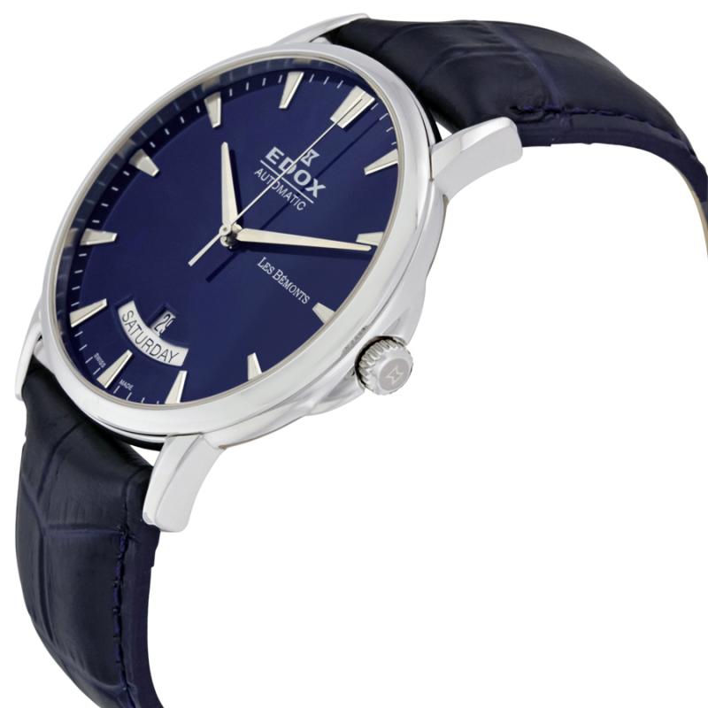 Pánské hodinky EDOX Les Bémonts Automatic Day Date 83015 3 BUIN