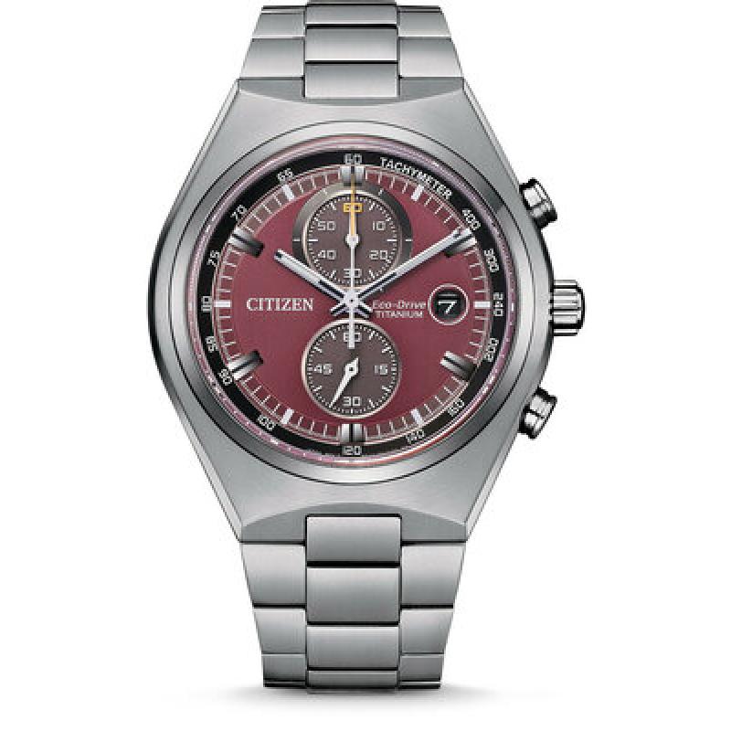 Pánské hodinky CITIZEN Sports Eco-Drive Super Titanium Chronograf CA7090-87X