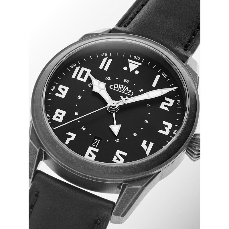 Pánské hodinky PRIM Pilot Dual Time W01P.13297.A