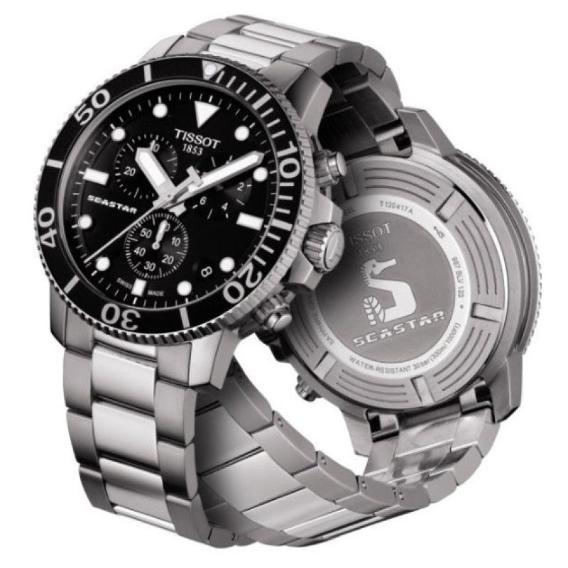 Pánske hodinky TISSOT Seastar 1000 quartz chronograf T120.417.11.421.00