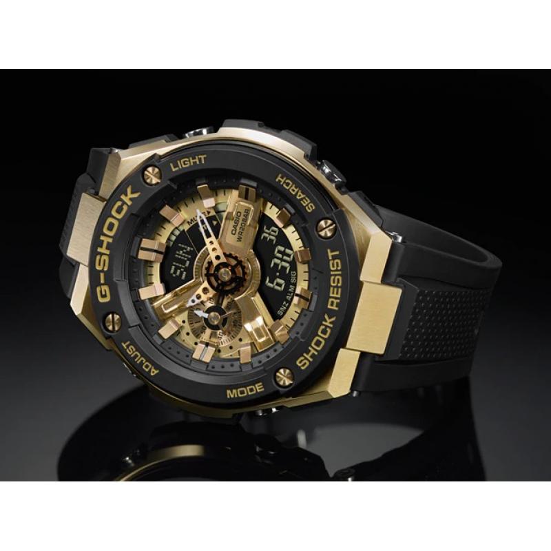 Pánske hodinky CASIO G-SHOCK G-Steel GST-400G-1A9