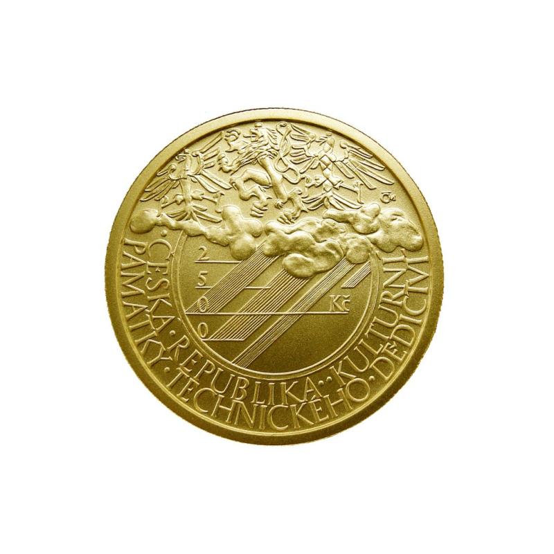 Zlatá mince 2500 Kč 2006 Praha-observatoř Klementinum proof 271125