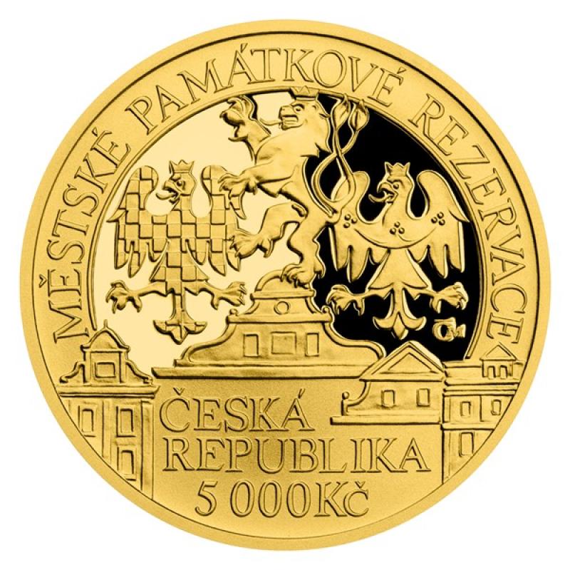 Zlatá mince 5000 Kč Litoměřice 2022 PROOF 0062