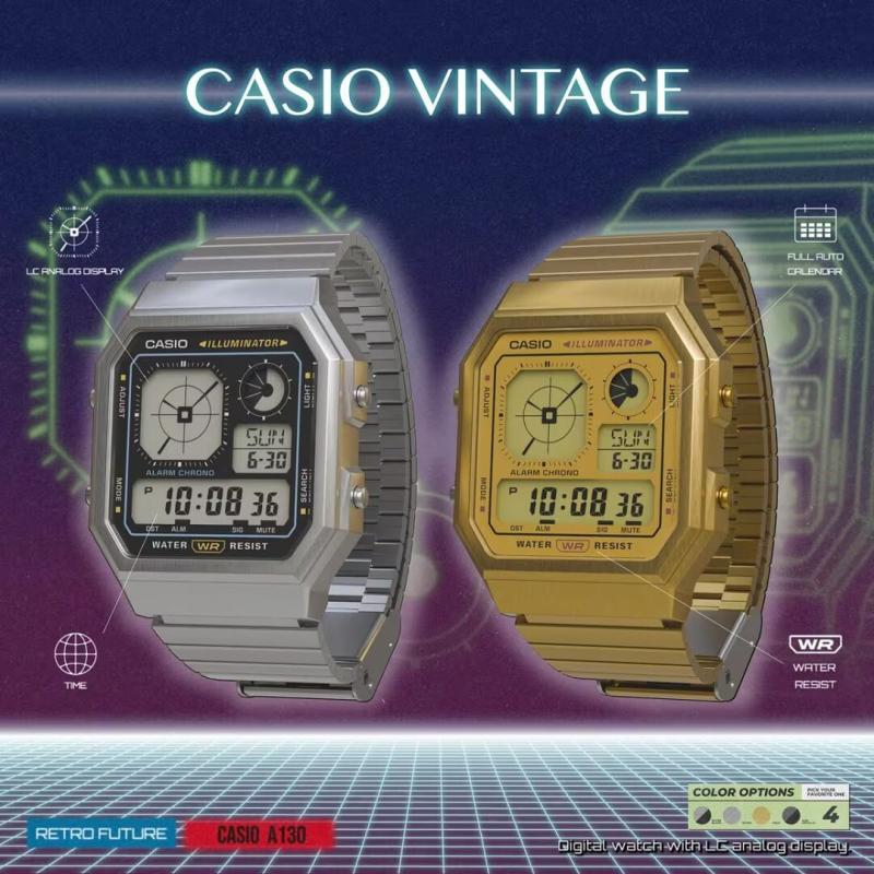 Hodinky CASIO Vintage A130WE-1AEF