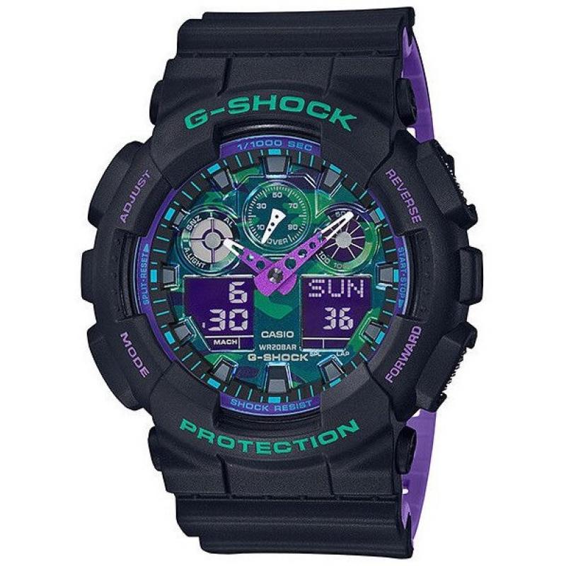 Pánské hodinky CASIO G-shock GA-100BL-1AER