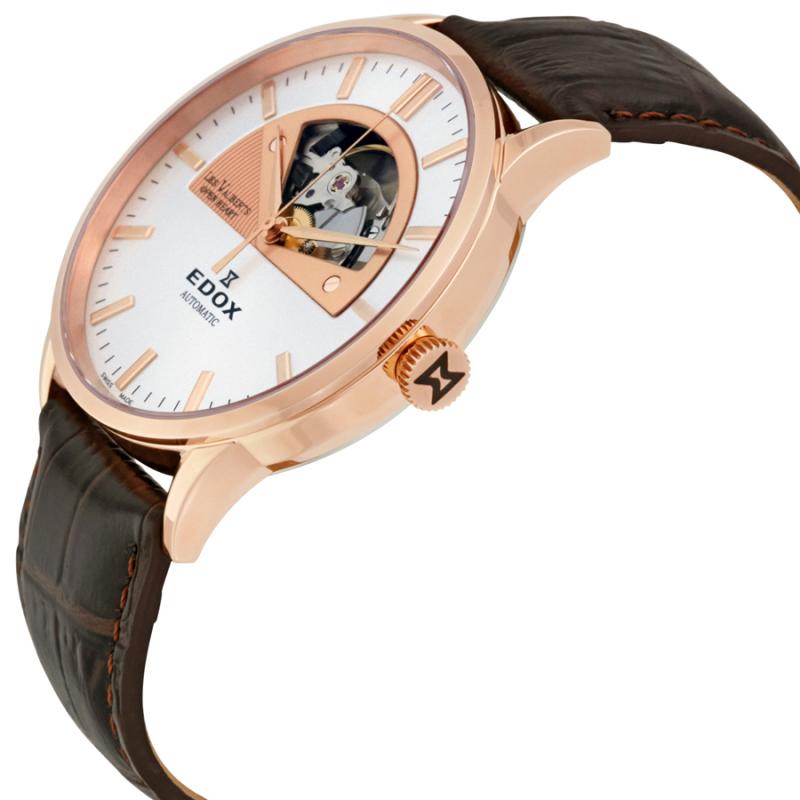 Pánské hodinky EDOX Les Vauberts Automatic Open heart 85014 37R AIR