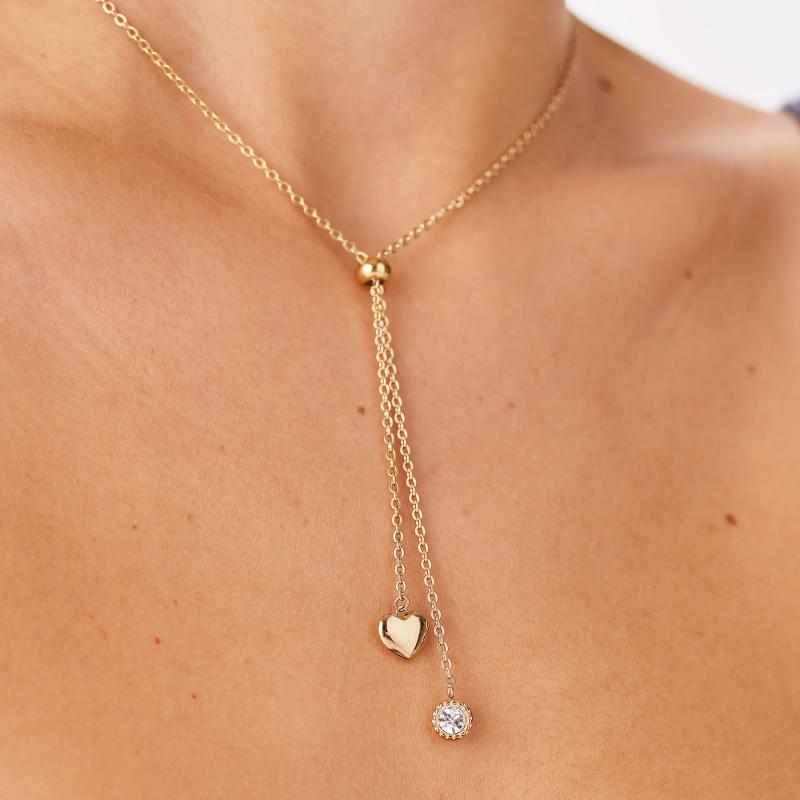 Pozlacený náhrdelník SAGAPO Aurora SAR61