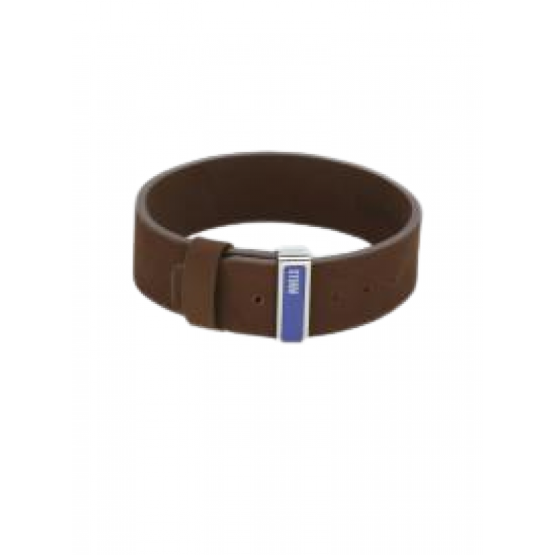 Pánský kožený náramek  STORM Jaxton Bracelet - Lazer Blue 9980732/LB 