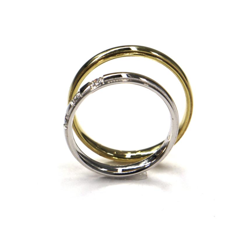Snubní prsteny Pattic AU 585/000, 6,05 gr, 3D2, zirkon