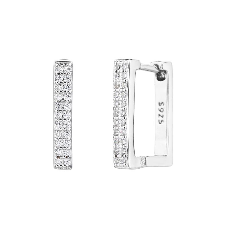 Stříbrné náušnice SILVERO 925/1000 EC215604