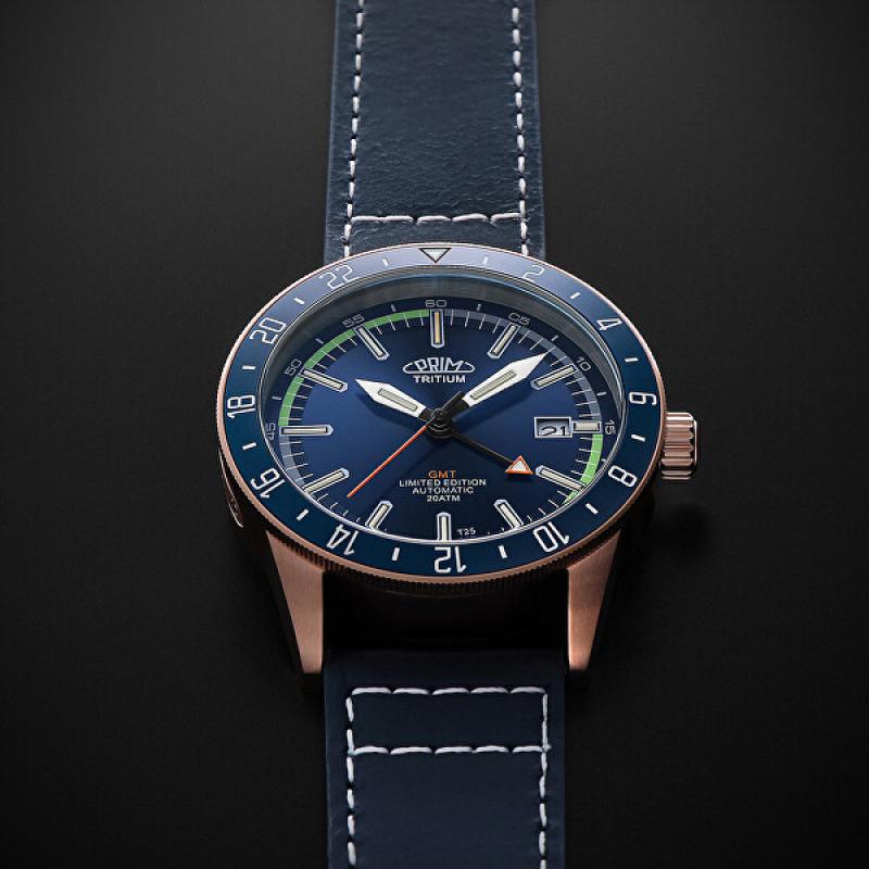 Pánské hodinky PRIM Sport Tritium 25 World Timer W91P.13238.D