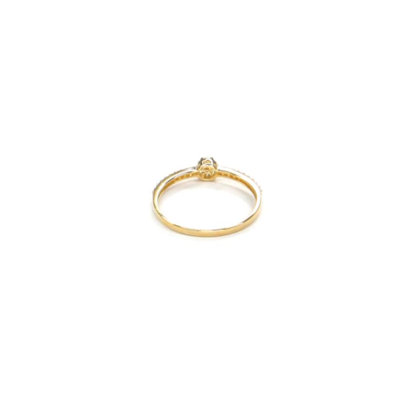 Prsten ze žlutého zlata PATTIC AU 585/000 1,20 gr GU445001Y-57