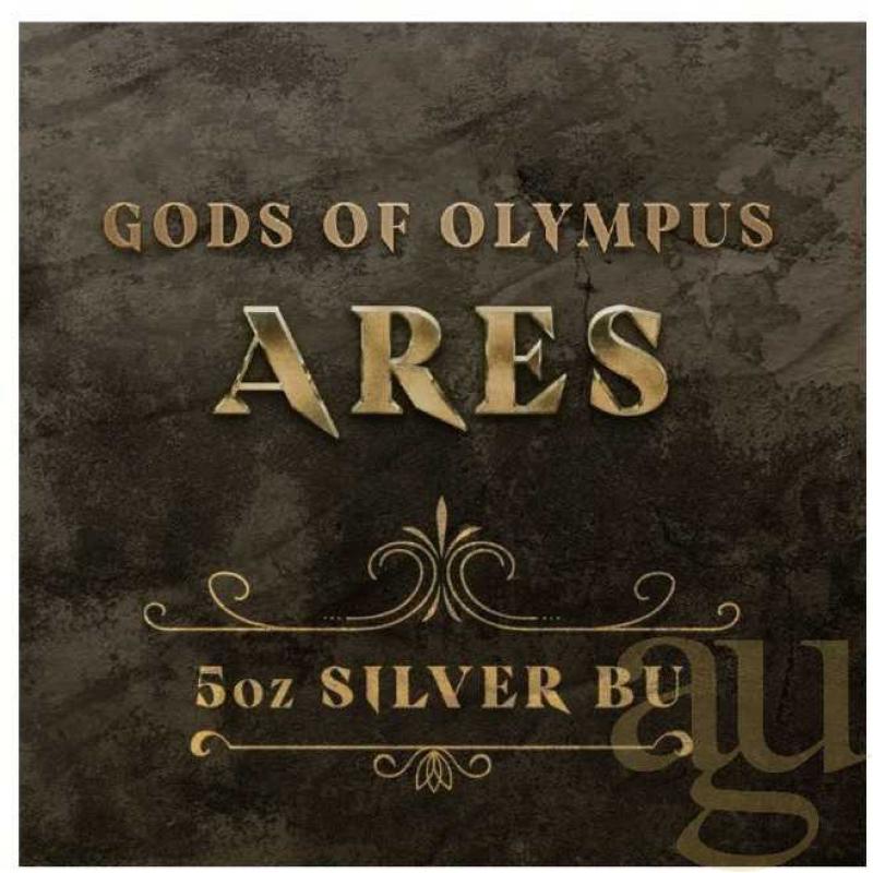 5 Unzen Silbermünze Tuvalu - Gods of Olympus - Ares 2023