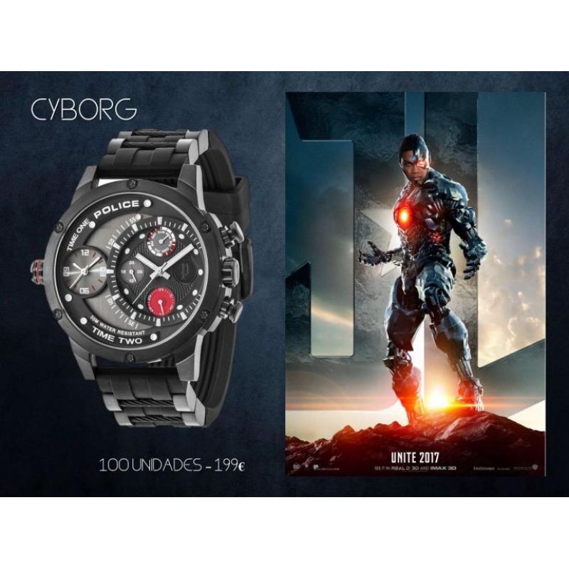 Pánské hodinky POLICE Adder Unite Cyborg PL14536JSB/CB
