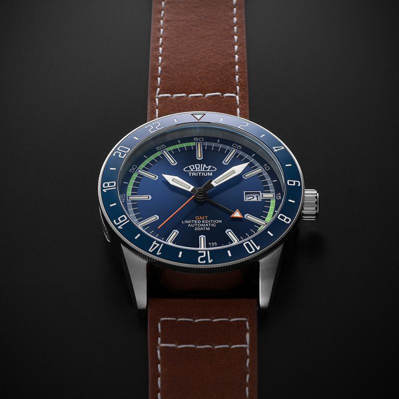 Pánské hodinky PRIM Sport Tritium 25 - World Timer - C W91P.13238.C