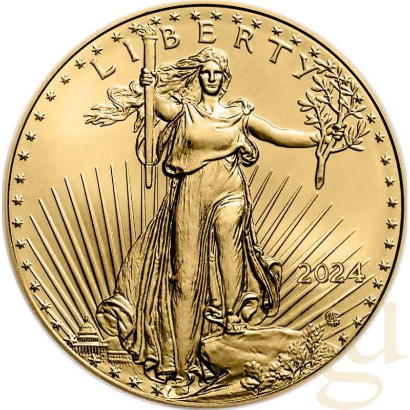 1/2 Unze Goldmünze American Eagle 2024