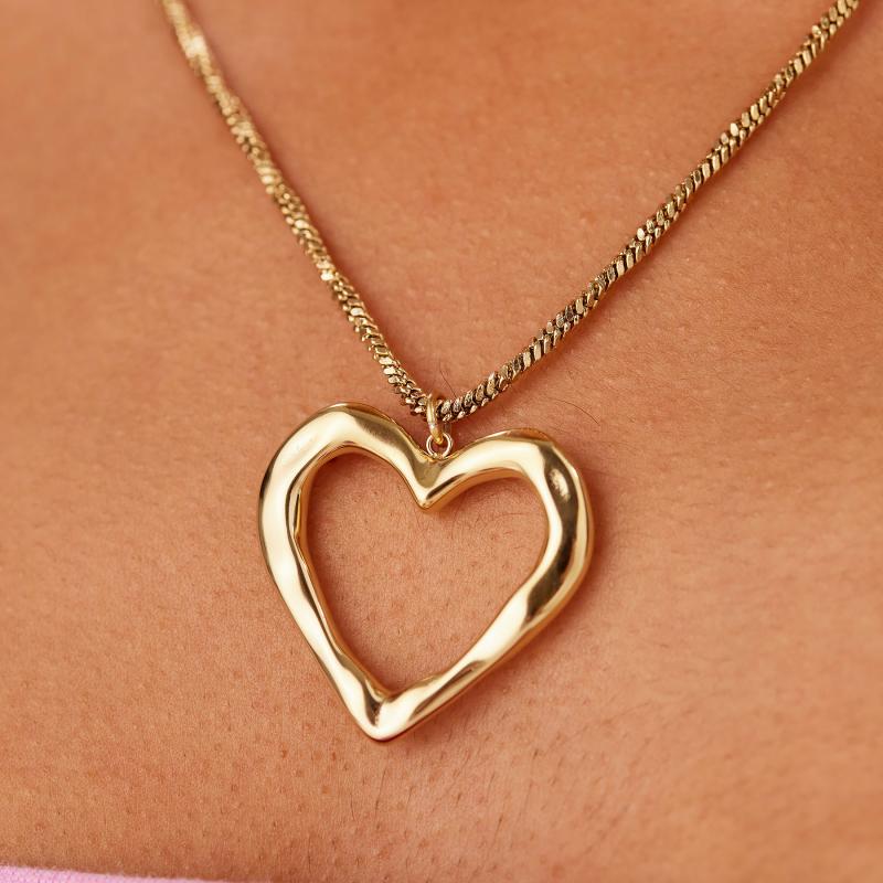 Pozlacený náhrdelník SAGAPO Emotion SMO02