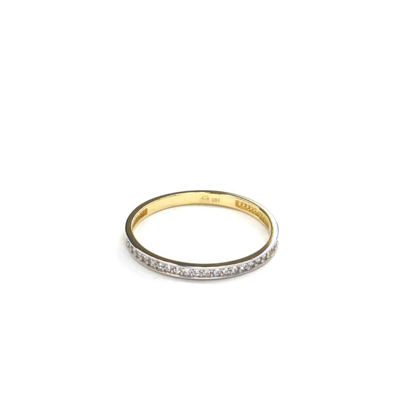 Prsten ze žlutého zlata a zirkony Pattic AU 585/000 1,10 gr GURDE0124590001-57