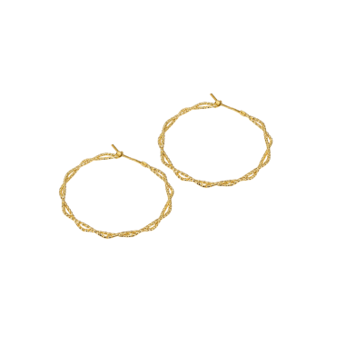 Strieborná pozlátené náušnice AG 925/1000 AGRO3304