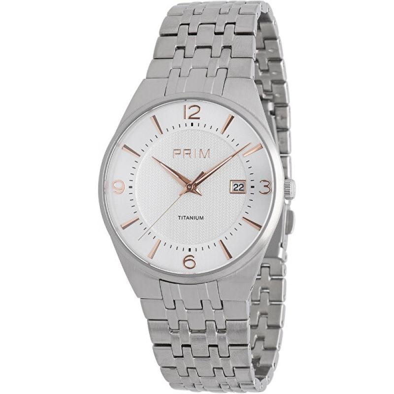 Pánské hodinky PRIM Slim Titanium 2022 W01P.13166.D