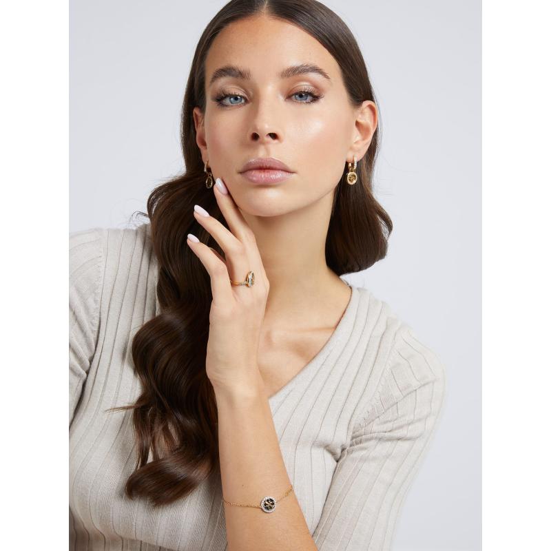 Náušnice GUESS 4G Loop JUBE02286JWYGBKT/U