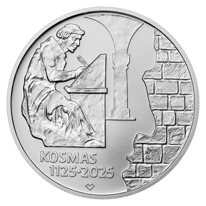 2025 PSM 200Kč 900.výročí úmrtí kronikář Kosmas B.K.
