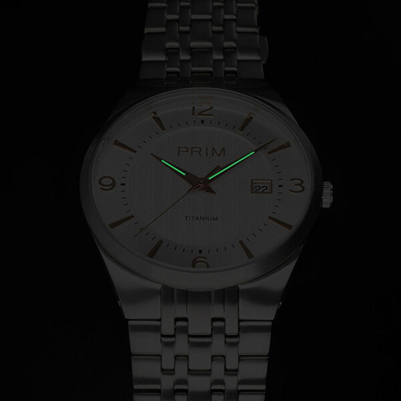 Pánské hodinky PRIM Slim Titanium 2022 W01P.13166.D