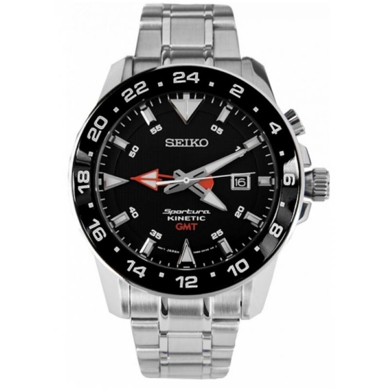Pánské hodinky SEIKO Sportura Kinetic GMT SUN015P1