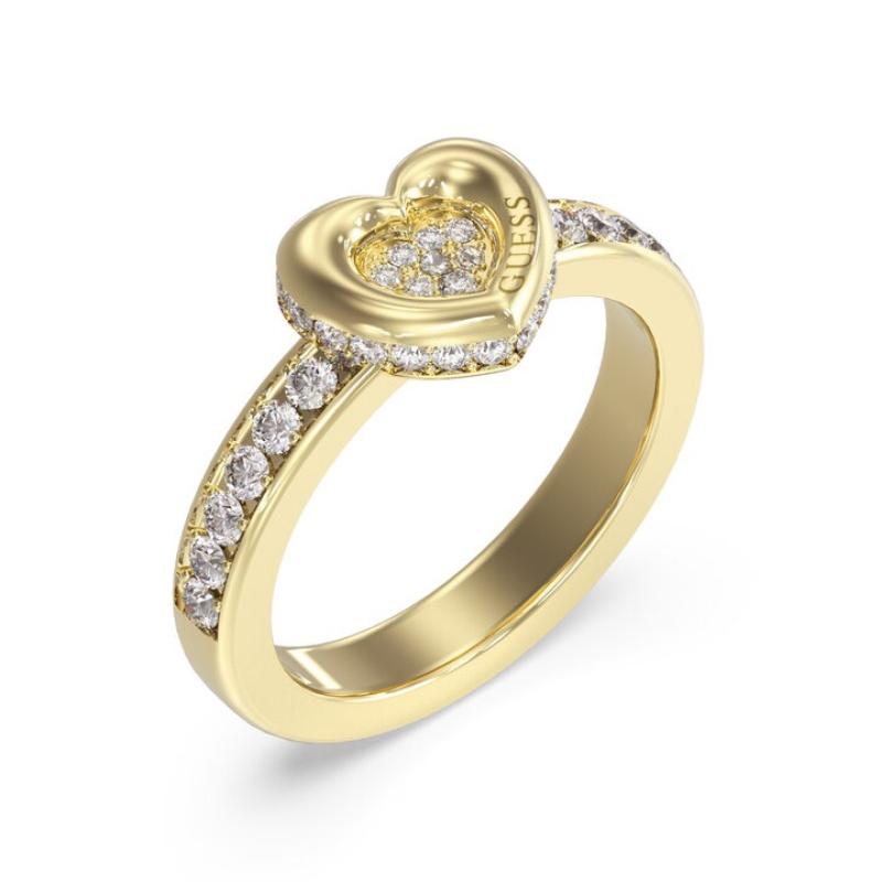 Prsten GUESS L.O.V.E. JUBR05464JWYG54