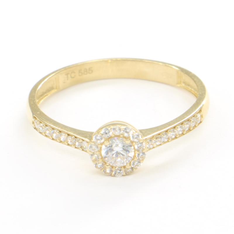 Zlatý prsten PATTIC AU 585/1000 1,9 g CA103201Y-61