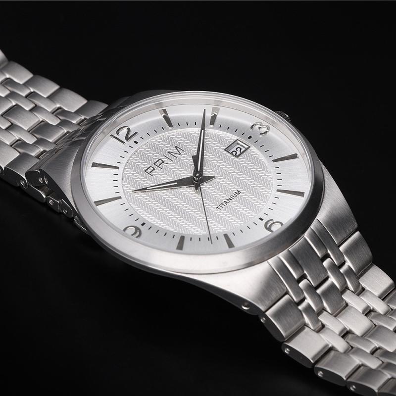 Pánské hodinky PRIM Slim Titanium 2022 W01P.13166.A