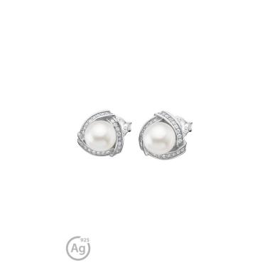 Náušnice LOTUS SILVER Pearls  AG 925/1000 LP1928-4/1