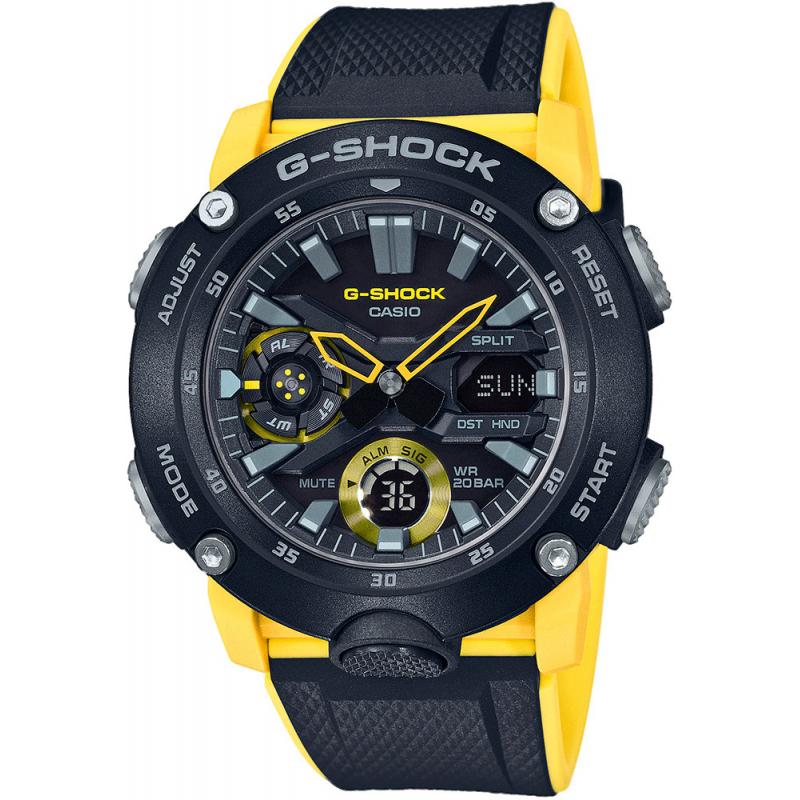 Pánské hodinky Casio G-Shock Original Carbon Core Guard GA-2000-1A9ER 